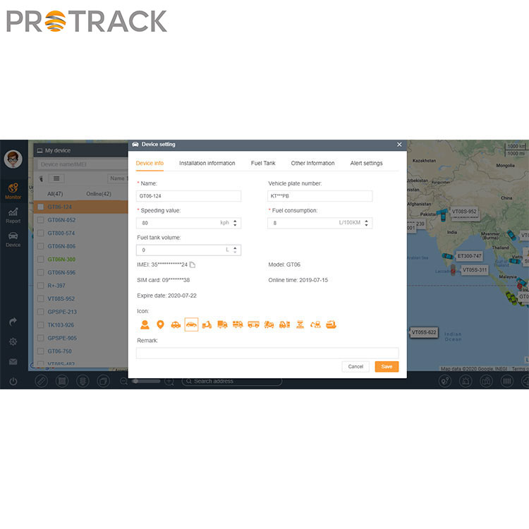 Sistem Tracking Kendaraan Kanggo Tracker Kendaraan