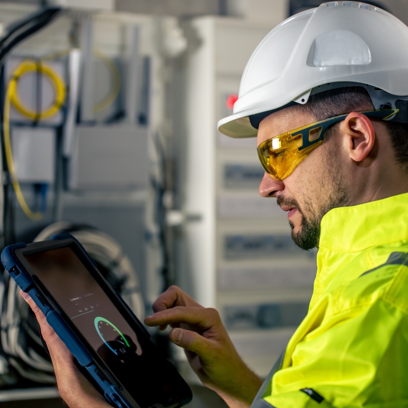 Optimalake produktivitas mesin sing abot karo piranti ranging GPS